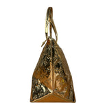 Louis Vuitton Gold Monogram Vernis Miroir Bellevue GM Tote