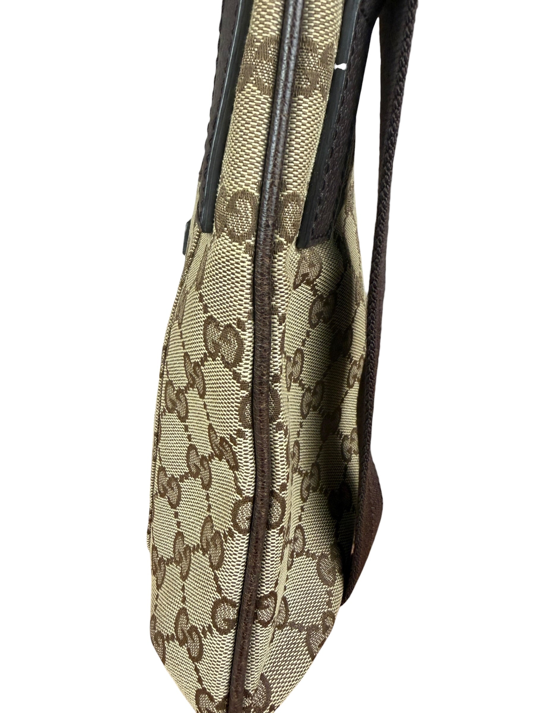 Gucci GG Vintage Beige/Brown Canvas Crossbody Bag