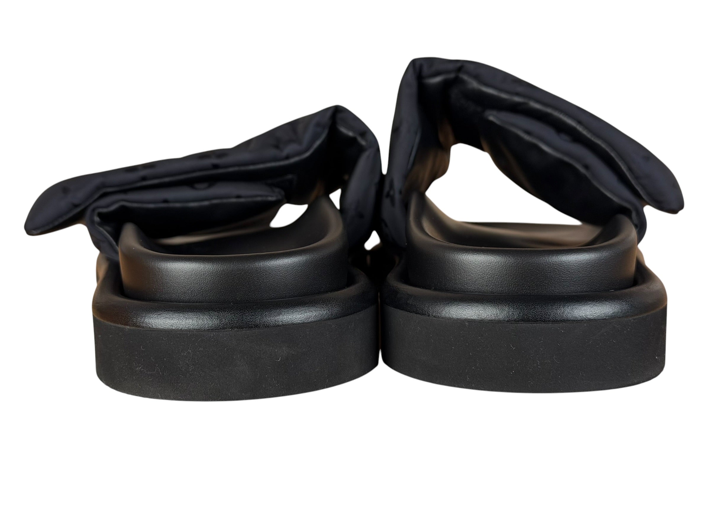 Louis Vuitton Black Pool Pillow Comfort Mules