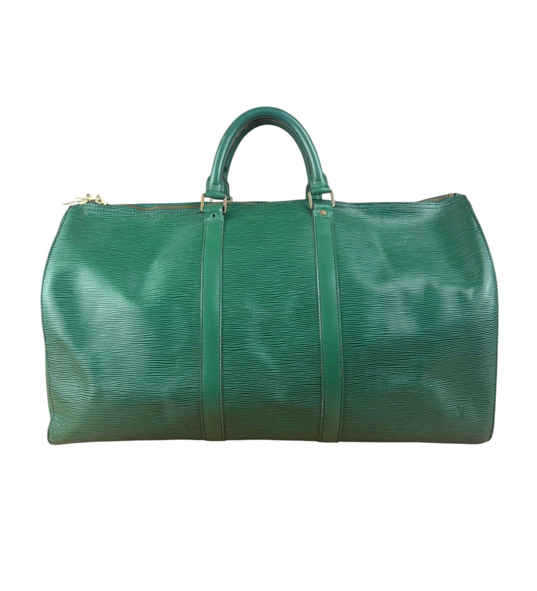 Louis Vuitton Green Epi Leather Keepall 50