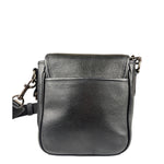 Coach Black Pebbled Leather Lucas Crossbody Bag