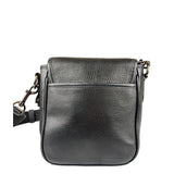 Coach Black Pebbled Leather Lucas Crossbody Bag
