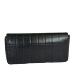 Chanel Black Chocolate Bar East West Flap Bag 2002