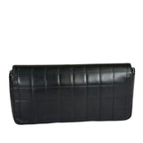 Chanel Black Chocolate Bar East West Flap Bag 2002