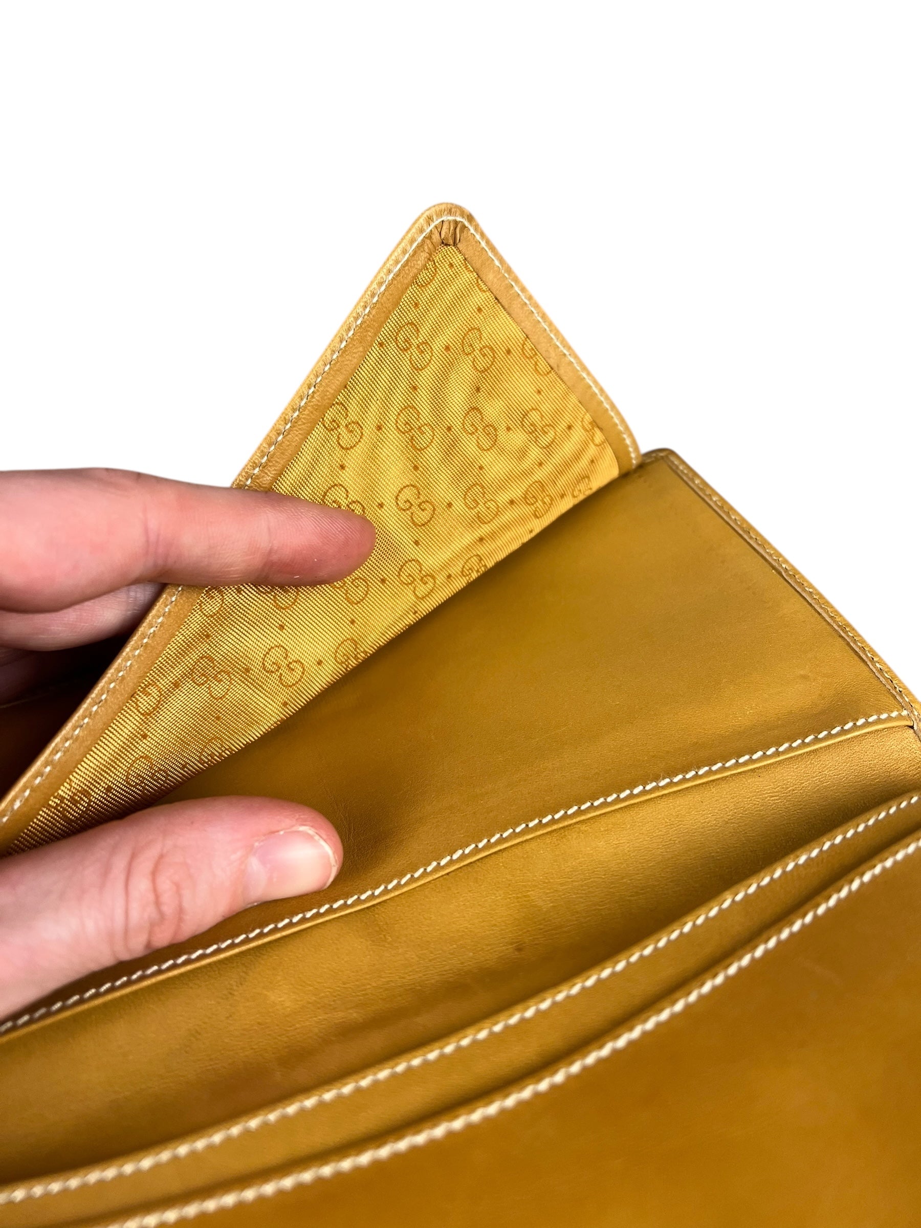 Gucci GG Vintage Sherry Line Long Wallet