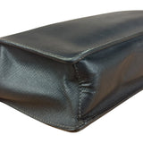 Prada Black Saffiano Bellhop Leather Travel Pouch