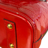 Louis Vuitton Red Vernis Alma BB Handbag