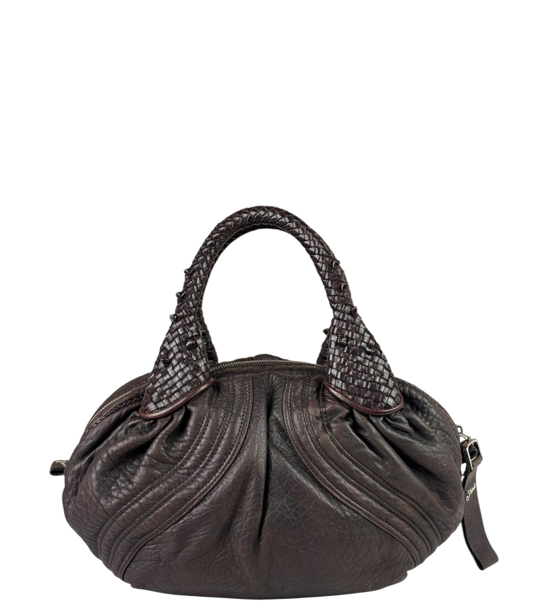 Fendi Vintage Brown Small Spy Bag