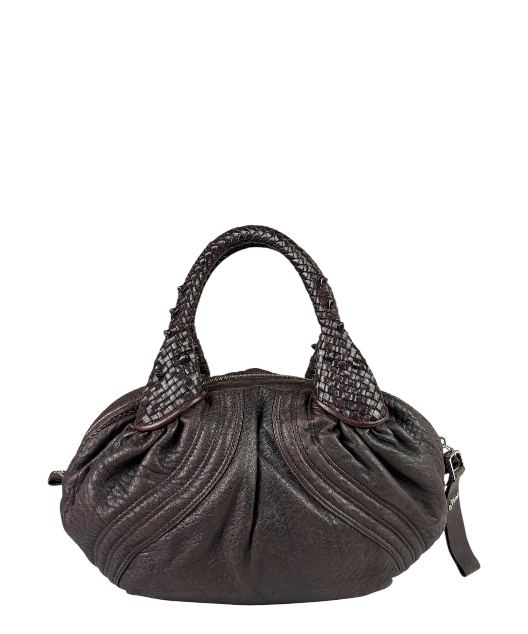 Fendi Vintage Brown Small Spy Bag