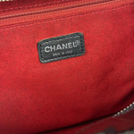 Chanel Black Patent Chocolate Bar Bowler Bag 2002