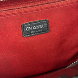 Chanel Black Patent Chocolate Bar Bowler Bag 2002