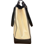 Gucci Cream/Beige Patent Leather Square Hand Bag