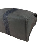 Hermes Herline Canvas Tote Grey