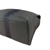 Hermes Herline Canvas Tote Grey