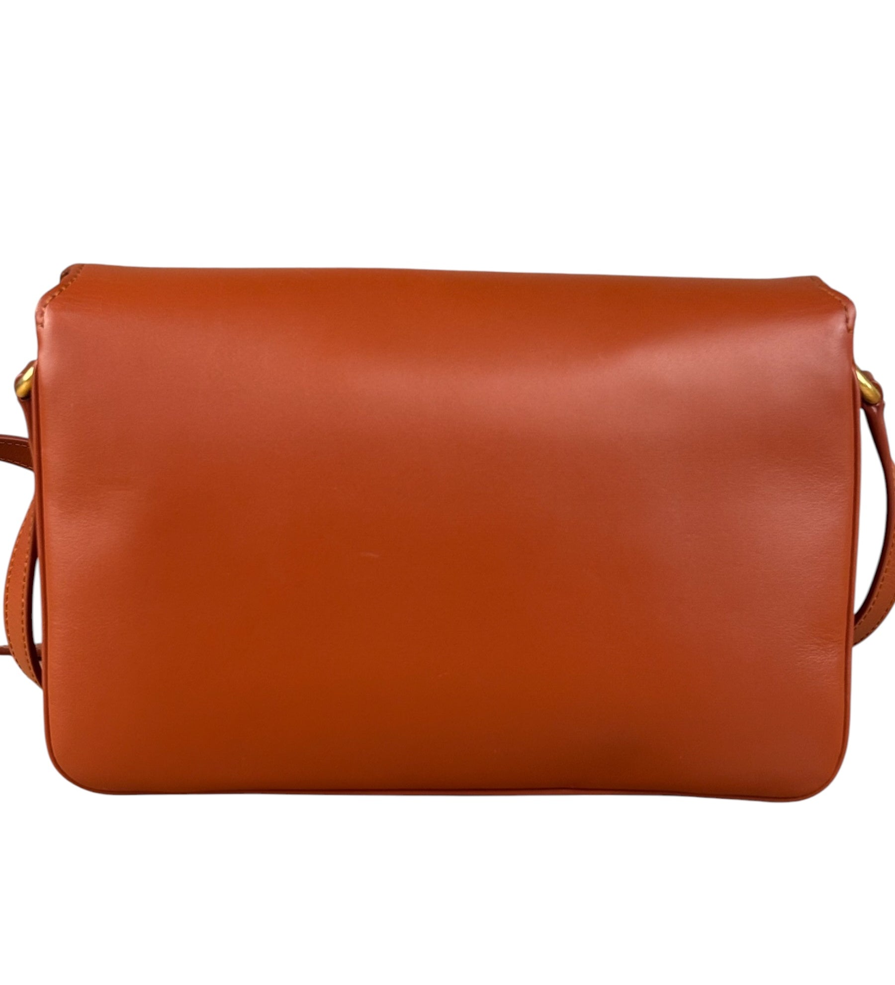 Saint Laurent Burnt Orange Le Maillon Shoulder Bag