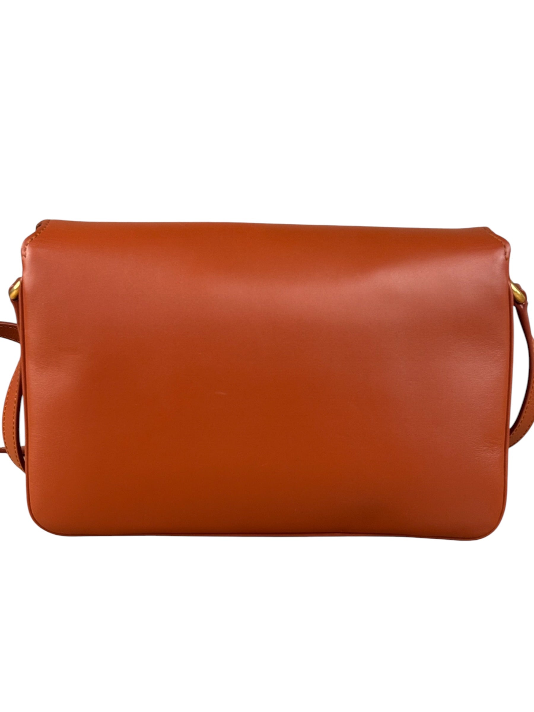 Saint Laurent Burnt Orange Le Maillon Shoulder Bag