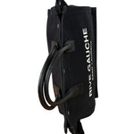 Yves Saint Laurent Black Rive Gauche Canvas Tote