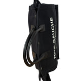 Yves Saint Laurent Black Rive Gauche Canvas Tote