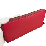 Hermes Pink Epsom Leather Silk'In Long Wallet