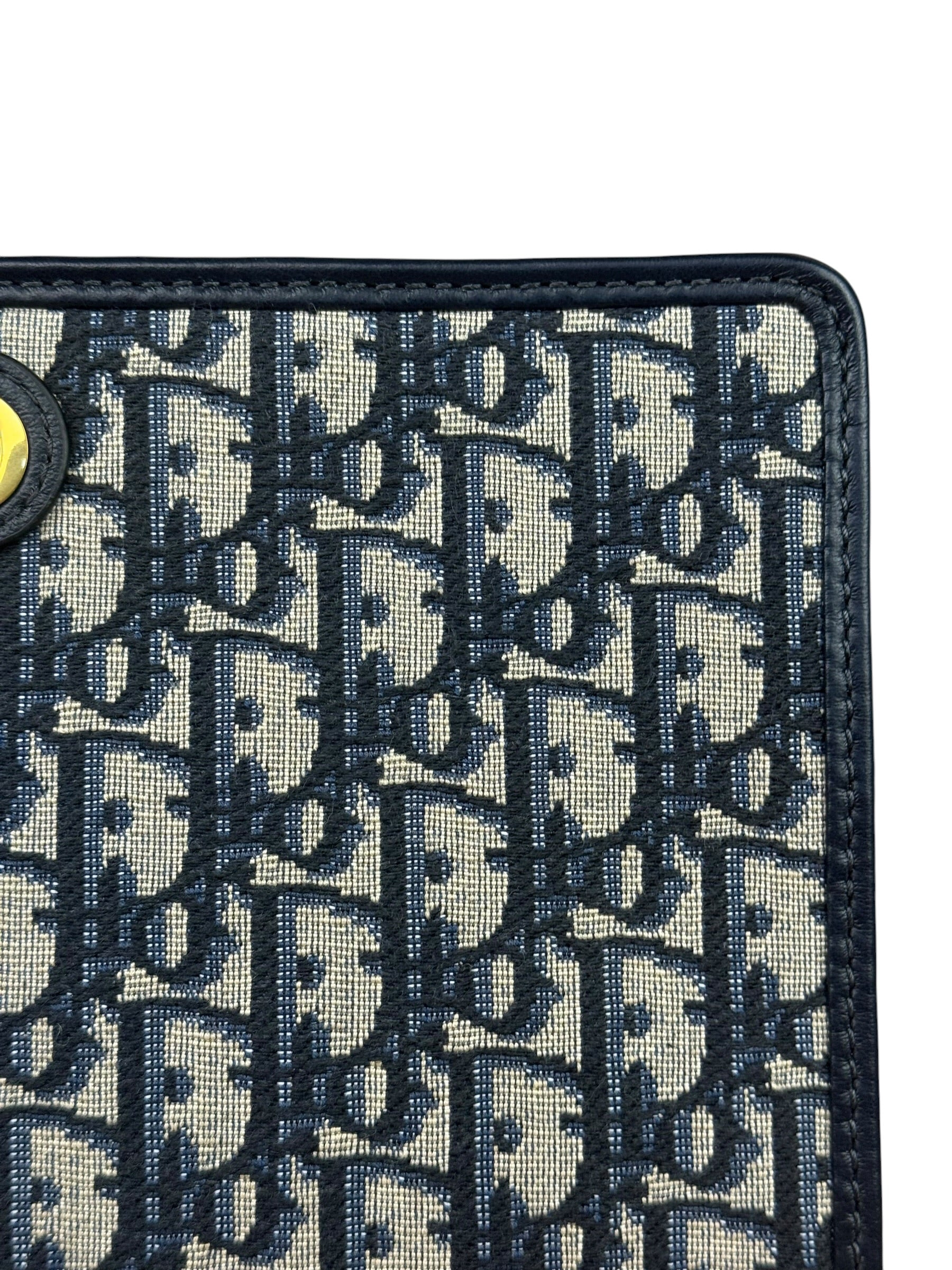 Dior Blue Oblique 30 Montaigne Dea Clutch Pouch