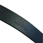 Gucci Black Leather GG Supreme Buckled Belt