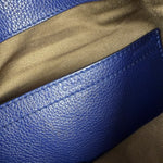 Chloe Large Marcie Saddle Bag Blue