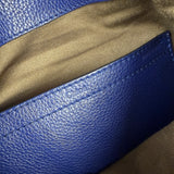 Chloe Large Marcie Saddle Bag Blue
