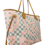 Louis Vuitton Limited Edition Pink Damier Azur Tahitienne Neverfull GM