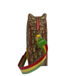 Christian Dior Brown Rasta Totter No.2 Messenger Bag