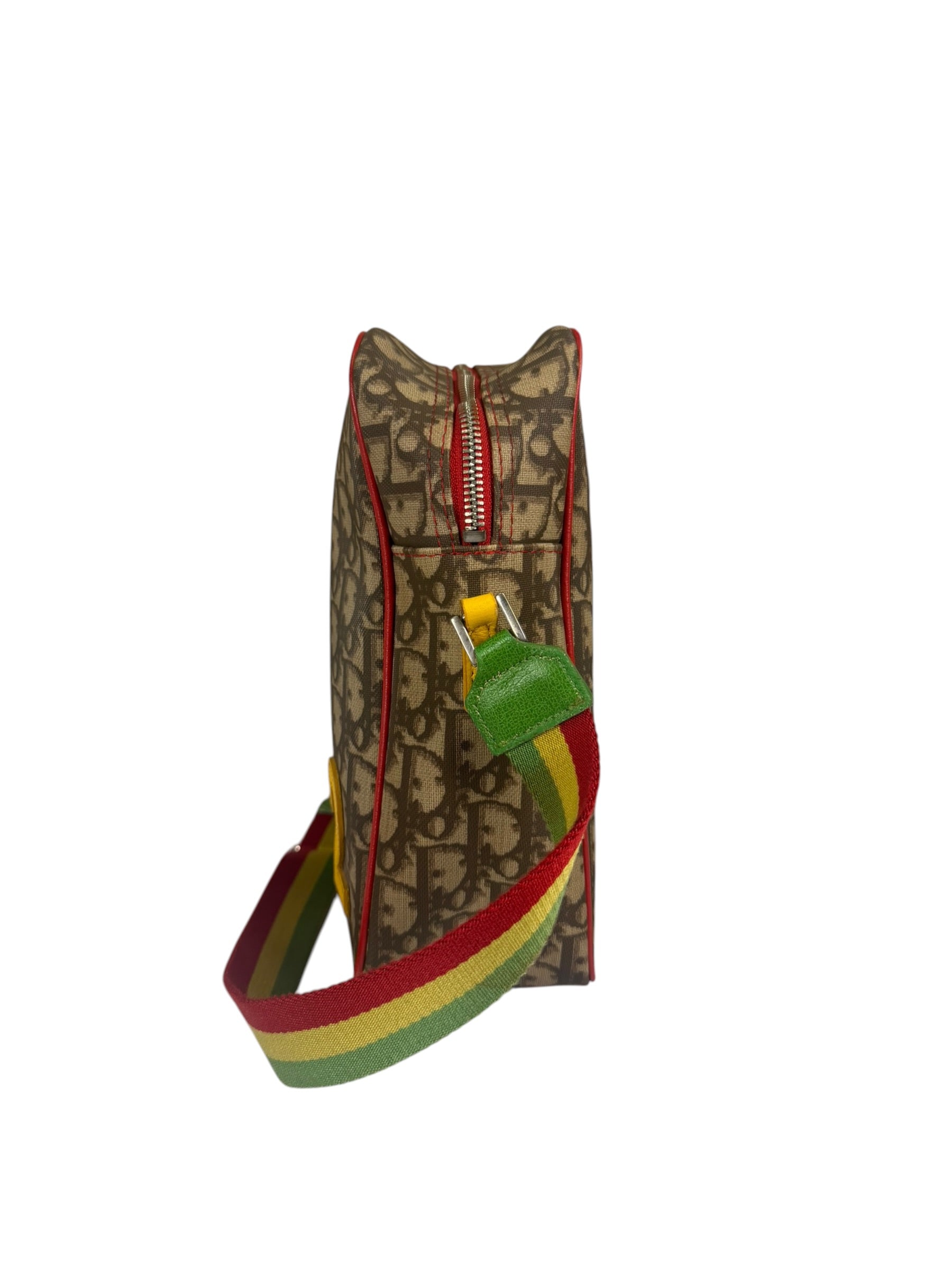 Christian Dior Brown Rasta Totter No.2 Messenger Bag