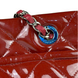 Chanel Patent Red Quilted S Shopper Tote 2013