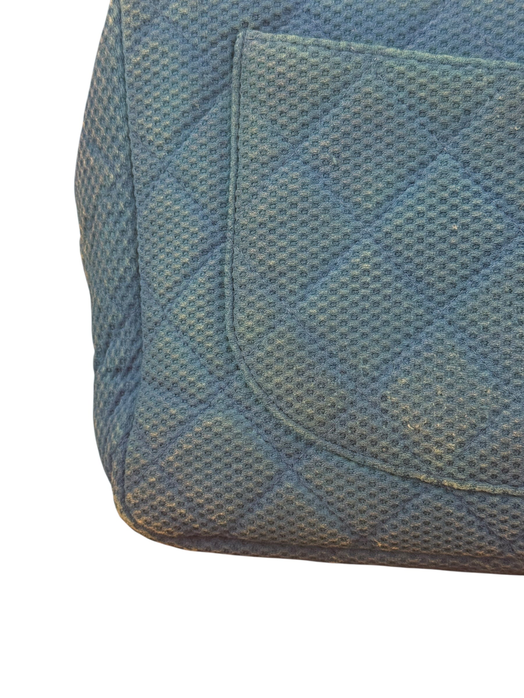 Chanel Medium Quilted Perforated Jersey Single Flap 2009