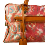 Louis Vuitton Richard Prince Orange Vinyl Canvas Monogram Hand Bag PM
