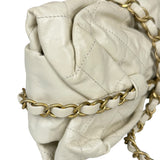 Chanel White Quilted Leather Midnight Swim Baluchon Clutch 2012