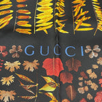 Gucci Fall Leaves Silk Scarf