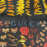 Gucci Fall Leaves Silk Scarf
