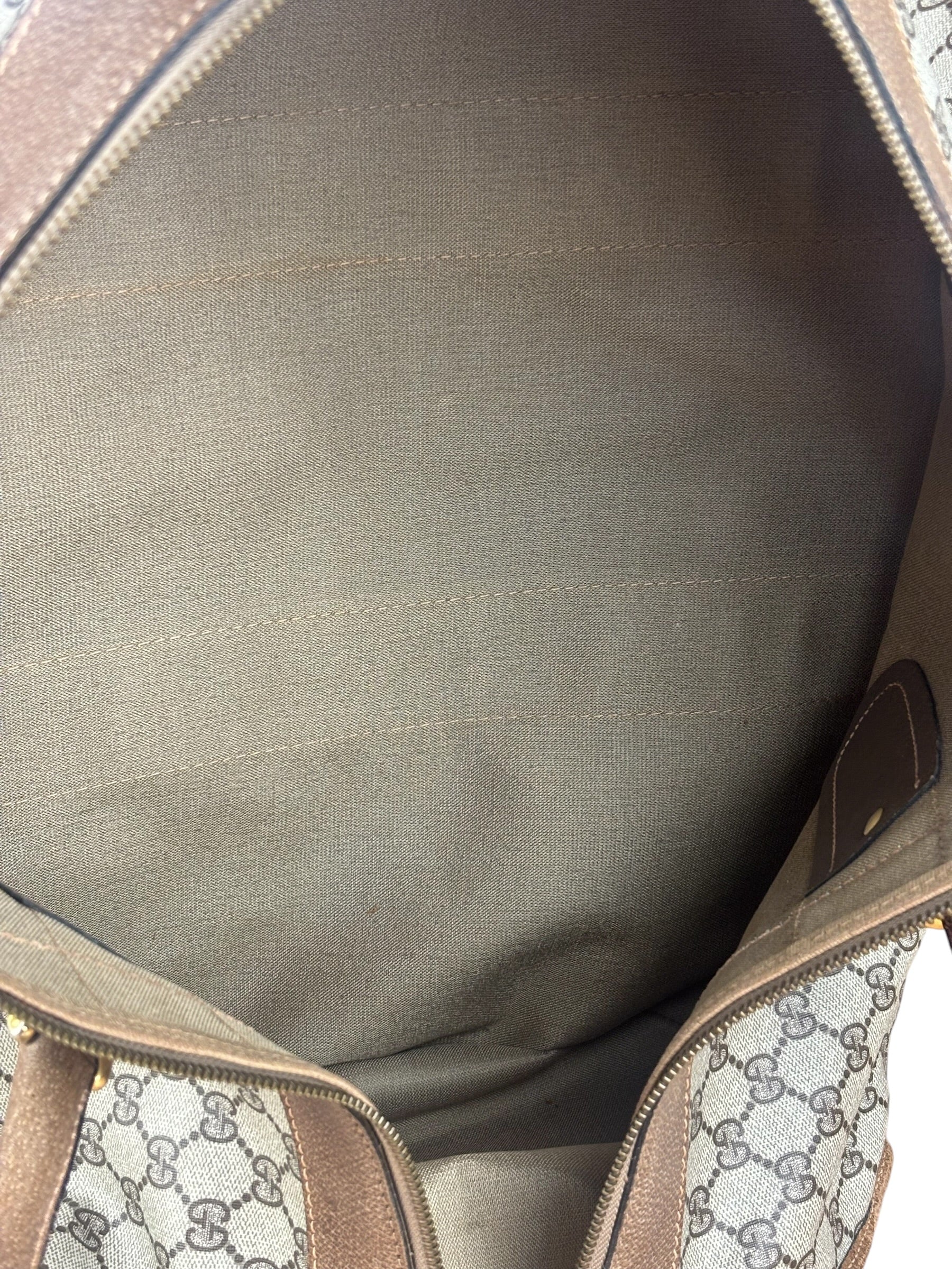 Gucci GG Vintage Coated Canvas Boston Bag