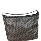 Goyard Brown/Black Leather Boheme Hobo Bag