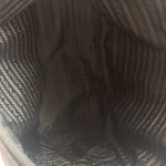 Prada Vintage Dark Grey Canvas Tote Bag