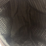 Prada Vintage Dark Grey Canvas Tote Bag