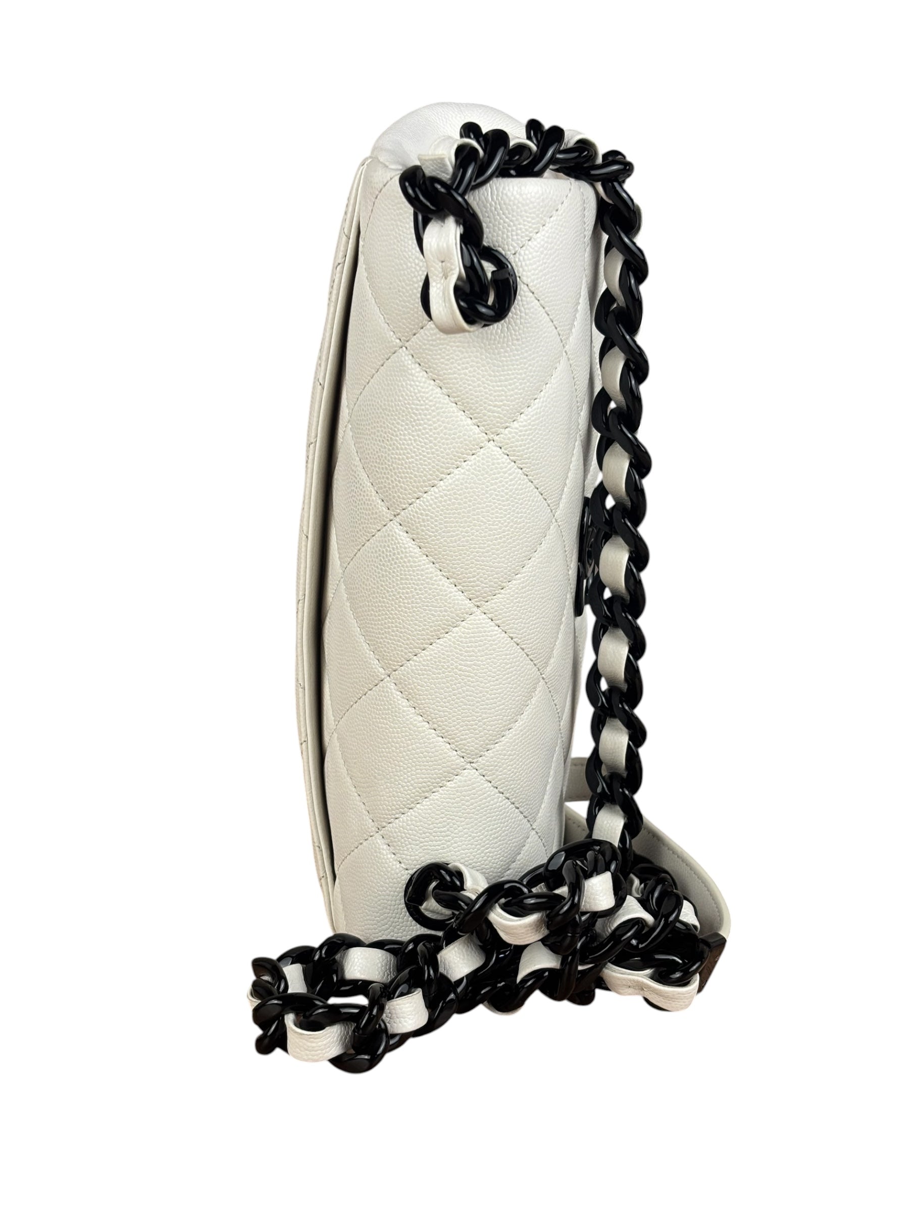 Chanel White Leather My Everything Flap Shoulder Bag 2020