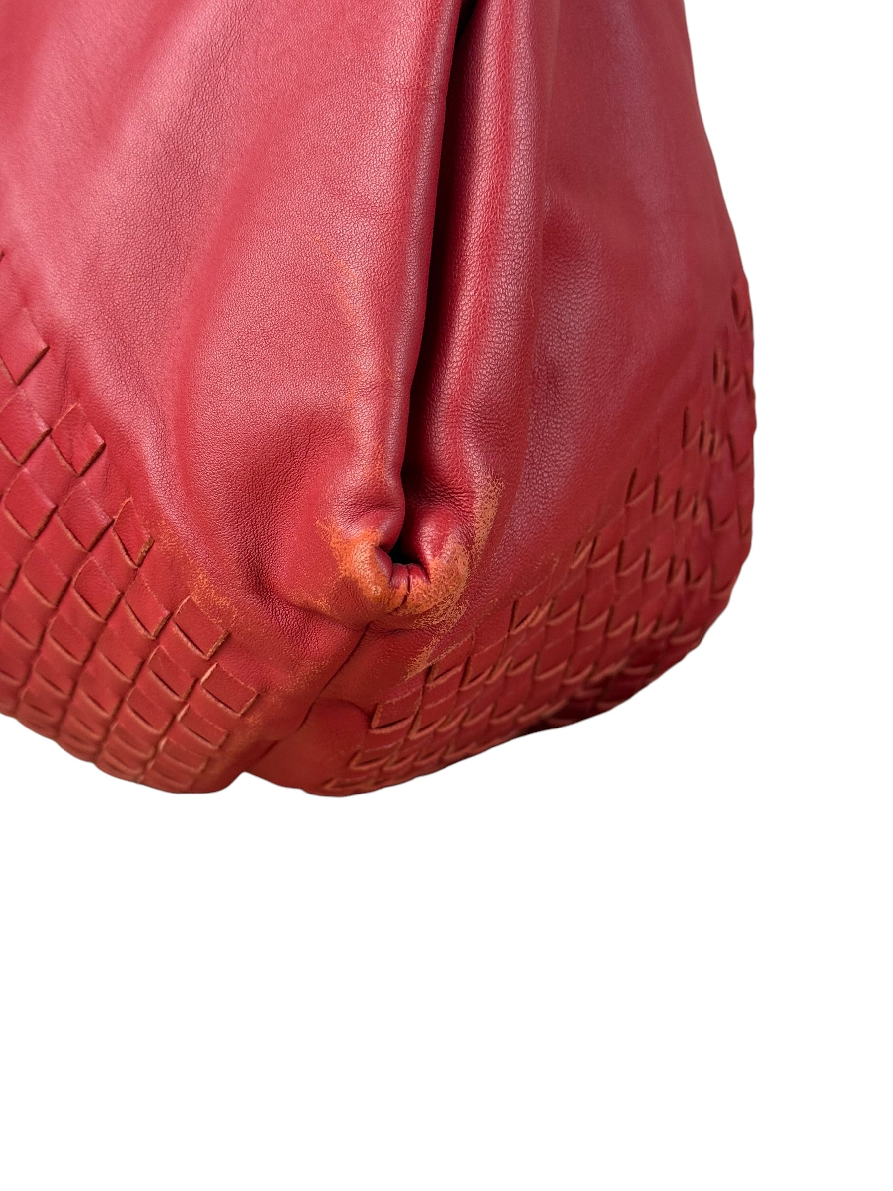 Bottega Veneta Brown Intrecciato Shoulder Bag