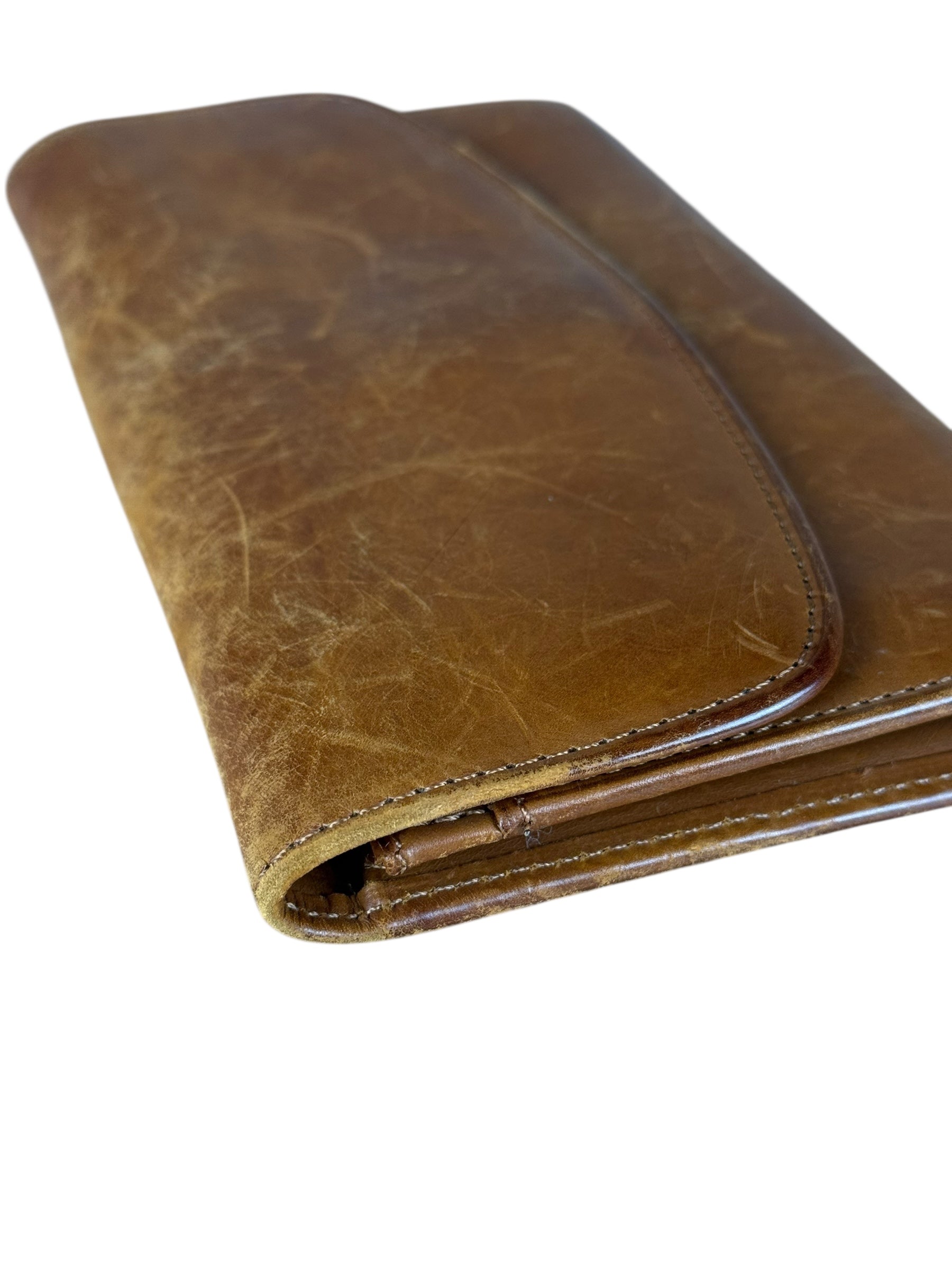 Coach Vintage Brown Leather Long Wallet