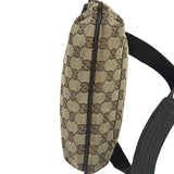 Gucci Brown Leather Trim GG Supreme Messenger Bag