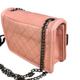 Chanel Pink Mini Boy Brick Chain Flap Bag 2013