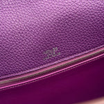 Hermes Kelly 35 Purple Ghillies Swift Togo Leather Handbag 2015