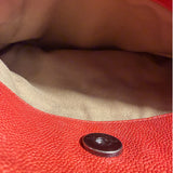 Chanel Red Caviar Quilted Small Frame Shoulder Bag 2011