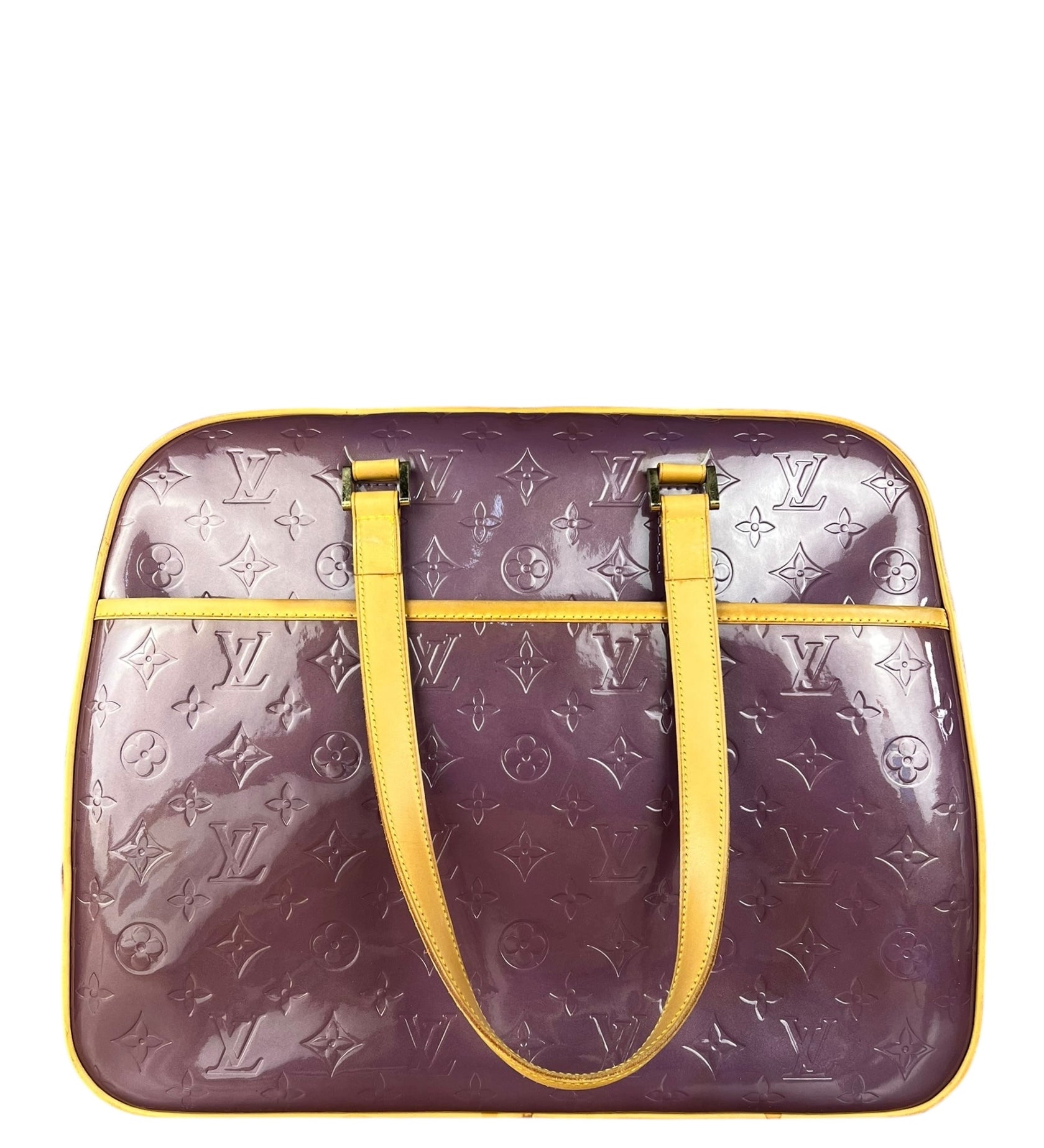 Louis Vuitton Vernis Purple Sutton Handbag