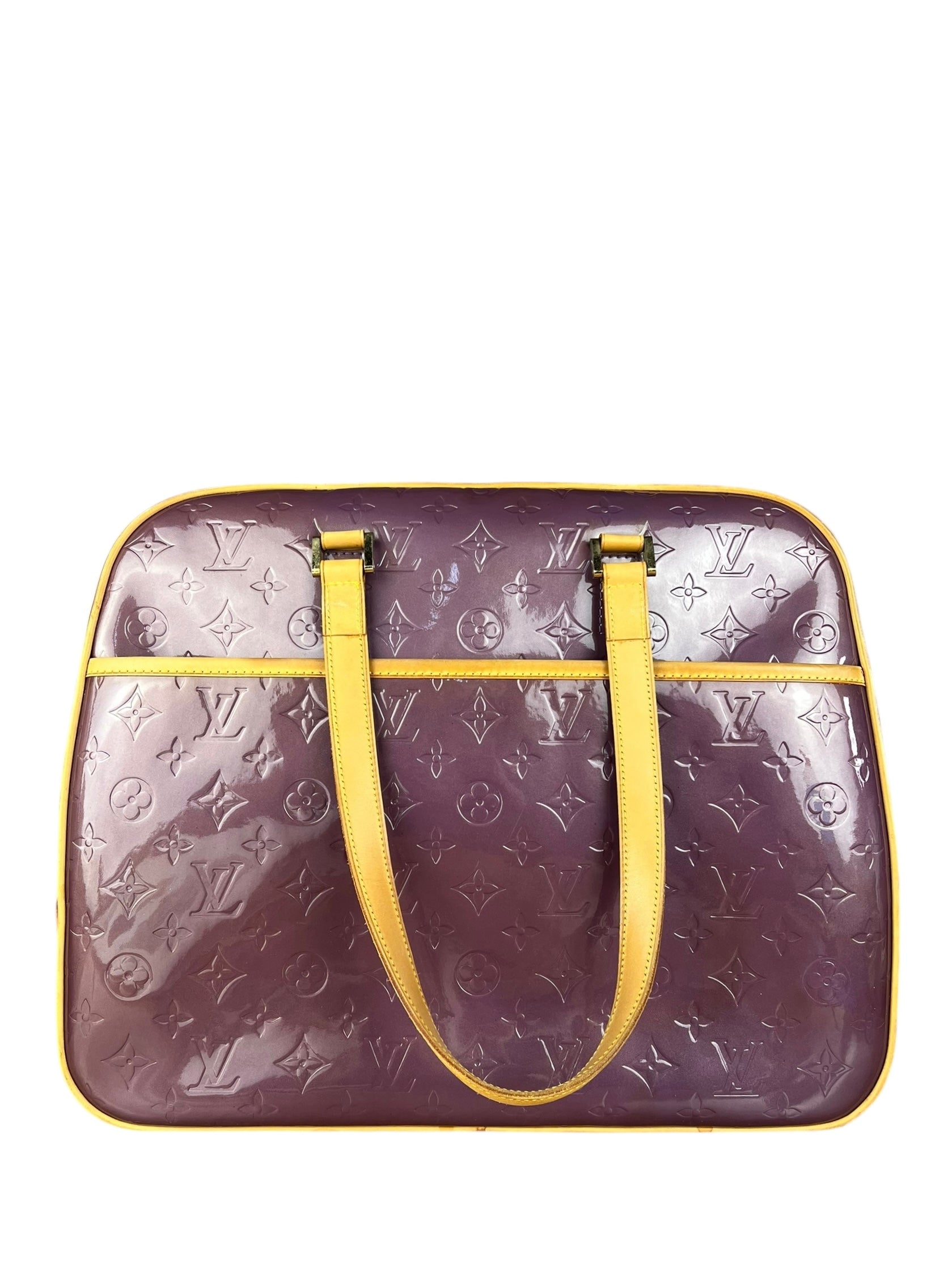 Louis Vuitton Vernis Purple Sutton Handbag