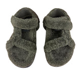 Fendi Green Shearling Sandals